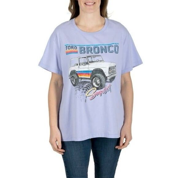 Minecraft Tops - Licensed Women's Relaxed Fit Vehicles Graphic Short Sleeve Tee Size L